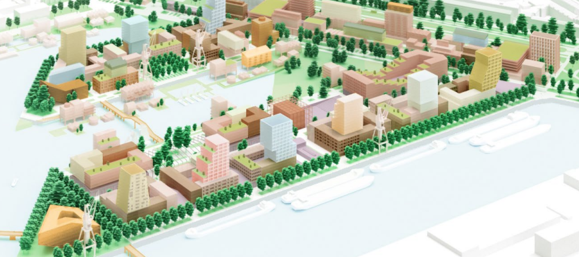 Een artist impression van Merwe-Vierhavens