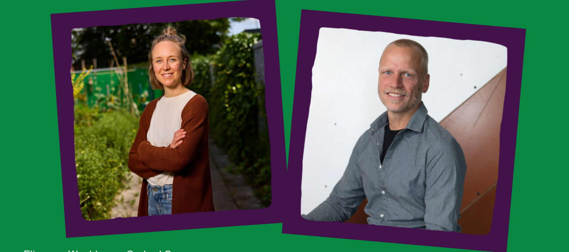 Portretten van Eline en Godard