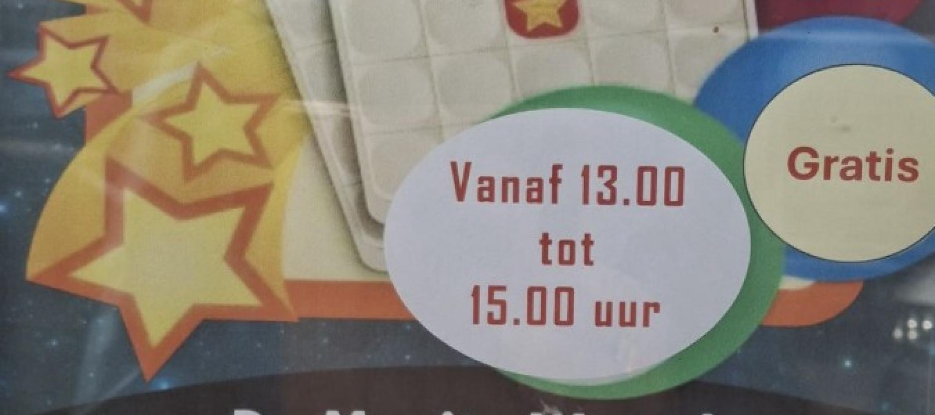 Flyer van de bingo