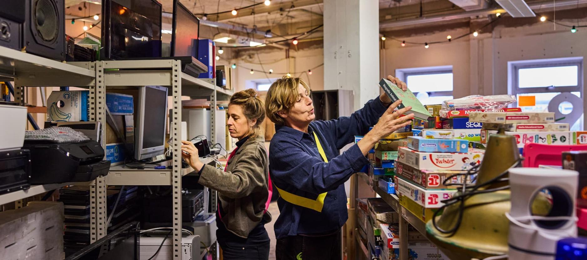 Er komen veel spullen binnen