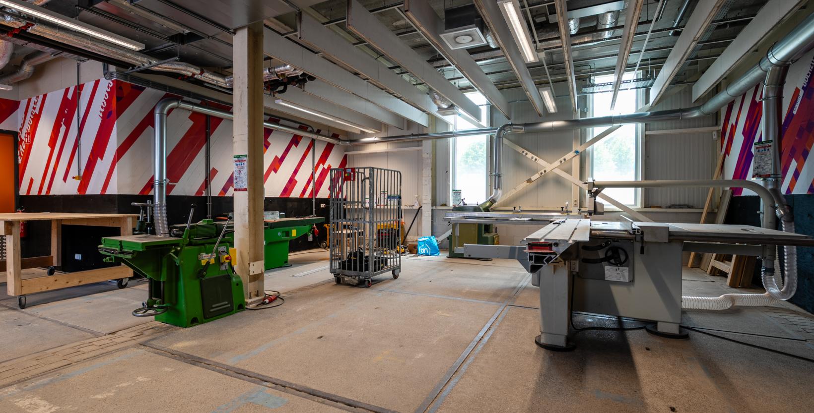 Houtbewerkingsplaats in circulair centrum De HER: